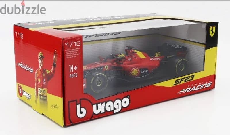 C. Leclerc Ferrari SF-23 (GP Italy 2023) diecast car model 1;18 9