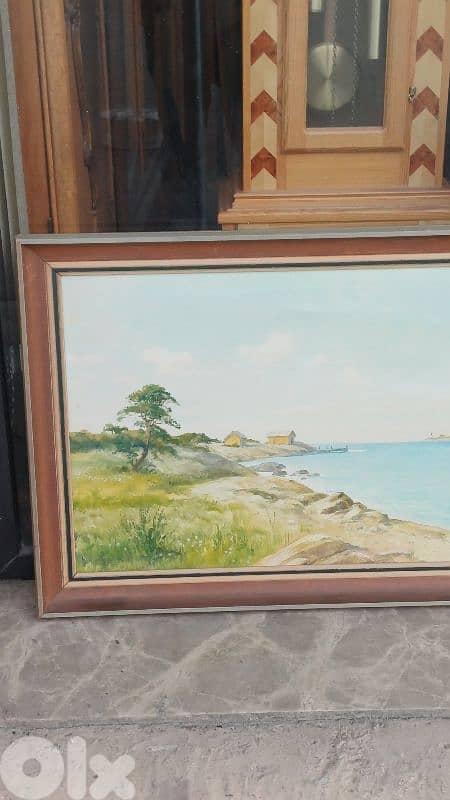 لوحة رسم زيتي اوروبية 3