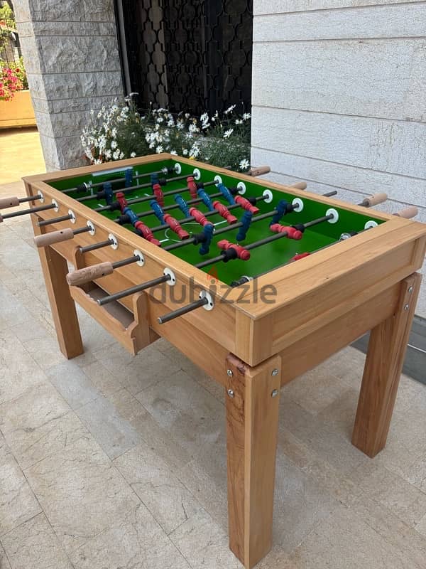 Zayn wood Babyfoot soccer table 1