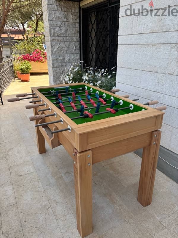 Zayn wood Babyfoot soccer table 2