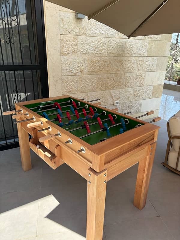 Zayn wood Babyfoot soccer table 3