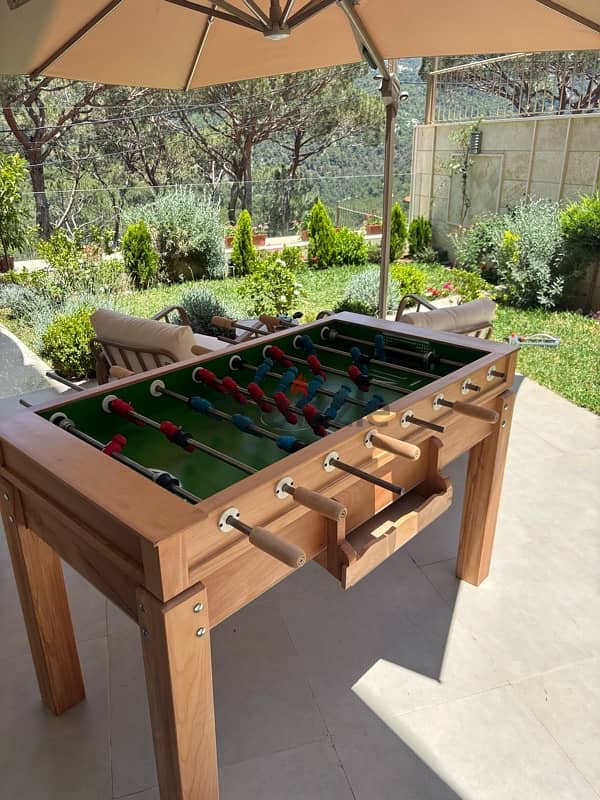 Zayn wood Babyfoot soccer table 4