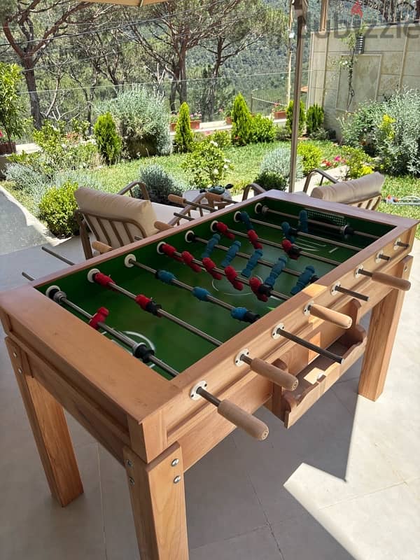 Zayn wood Babyfoot soccer table 5