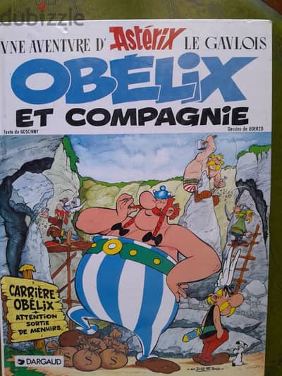 Asterix and Company 1976 First Edition Goscinny Uderzo Obelix Asterix