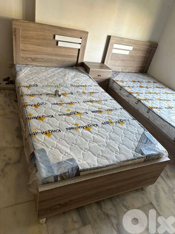 تخت مفرد عرض 100 مغ فرشة 0