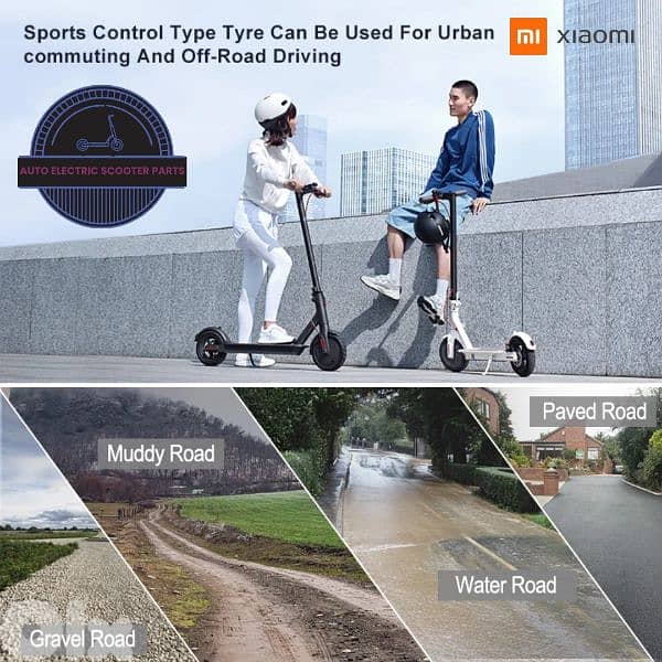 Electric scooter original Xiaomi solid Tire off-road 2025 8in 11