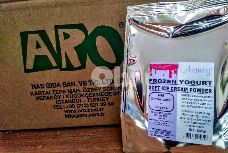 FROZEN YOGURT POWDER 1