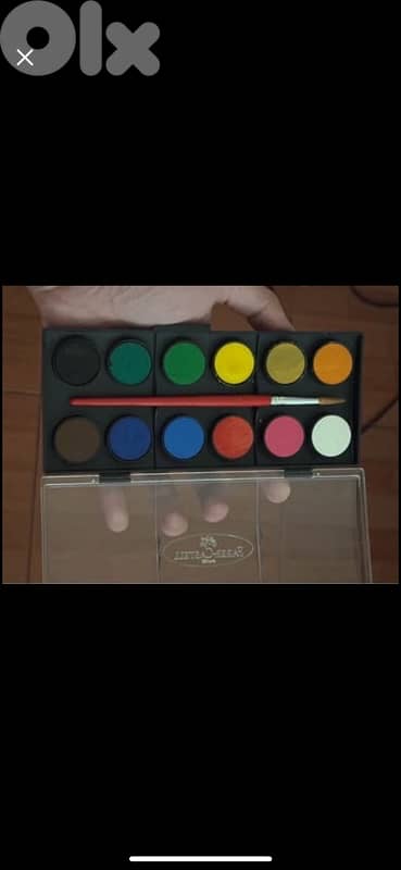 Vintage Faber Castell Watercolours with brush 3