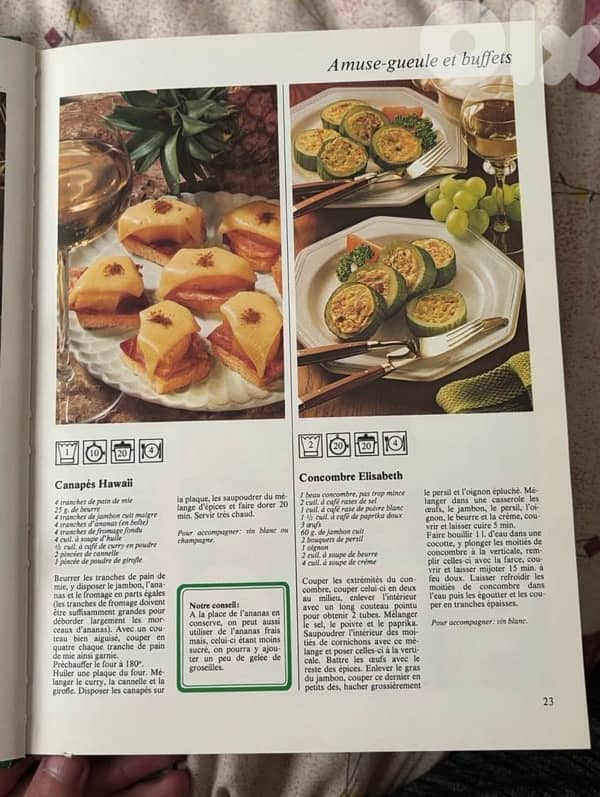 Cookbook~La Bonne Cuisine-French language-vintage-Printed in ITALY 2