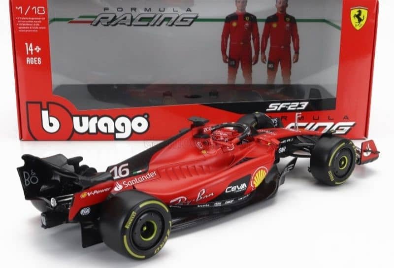 C. Leclerc Ferrari SF23 #16 ( Season 2023) diecast car model 1;18 4