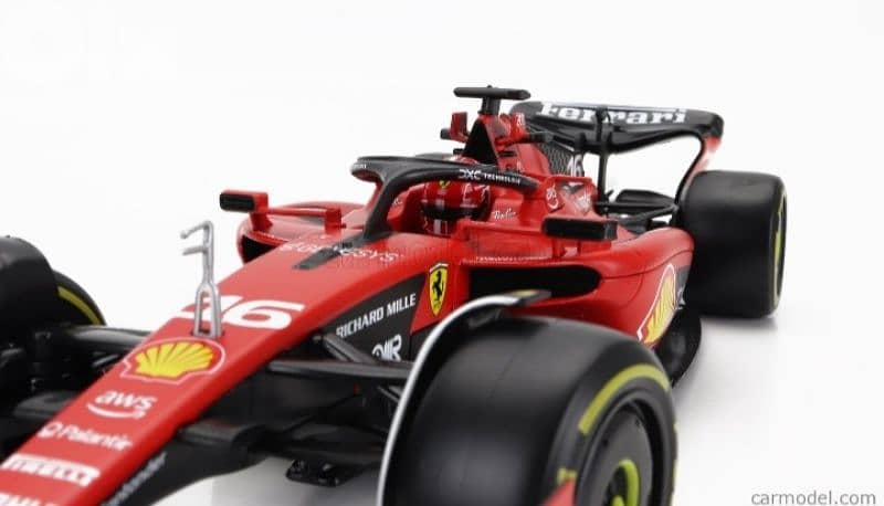C. Leclerc Ferrari SF23 #16 ( Season 2023) diecast car model 1;18 5