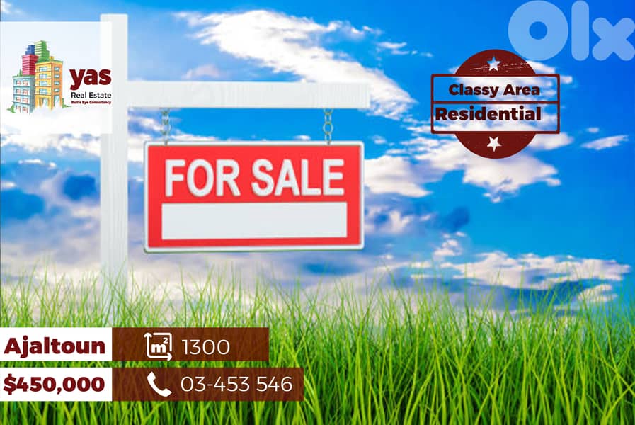 Ajaltoun 1300m2 | Residential Land | Coeff 20/40 | Unlockable View |TS 0
