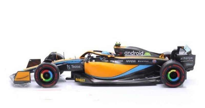 L. Norris McLaren MCL36 #4 (GP Romania 2022) diecast car model 1;18 2