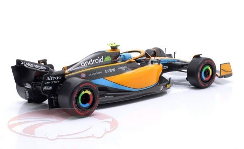L. Norris McLaren MCL36 #4 (GP Romania 2022) diecast car model 1;18 3