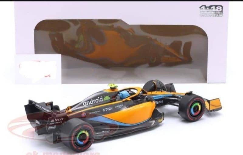 L. Norris McLaren MCL36 #4 (GP Romania 2022) diecast car model 1;18 4