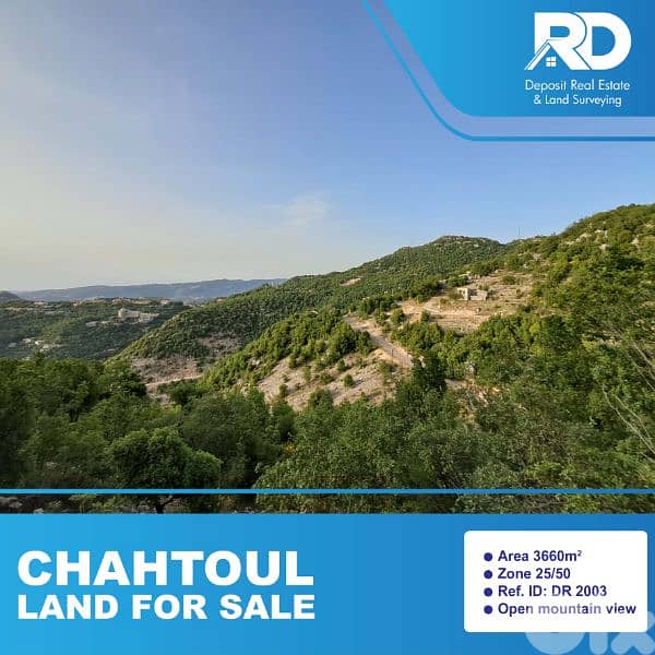 Land for sale at Chahtoul - أرض للبيع في شحتول 0