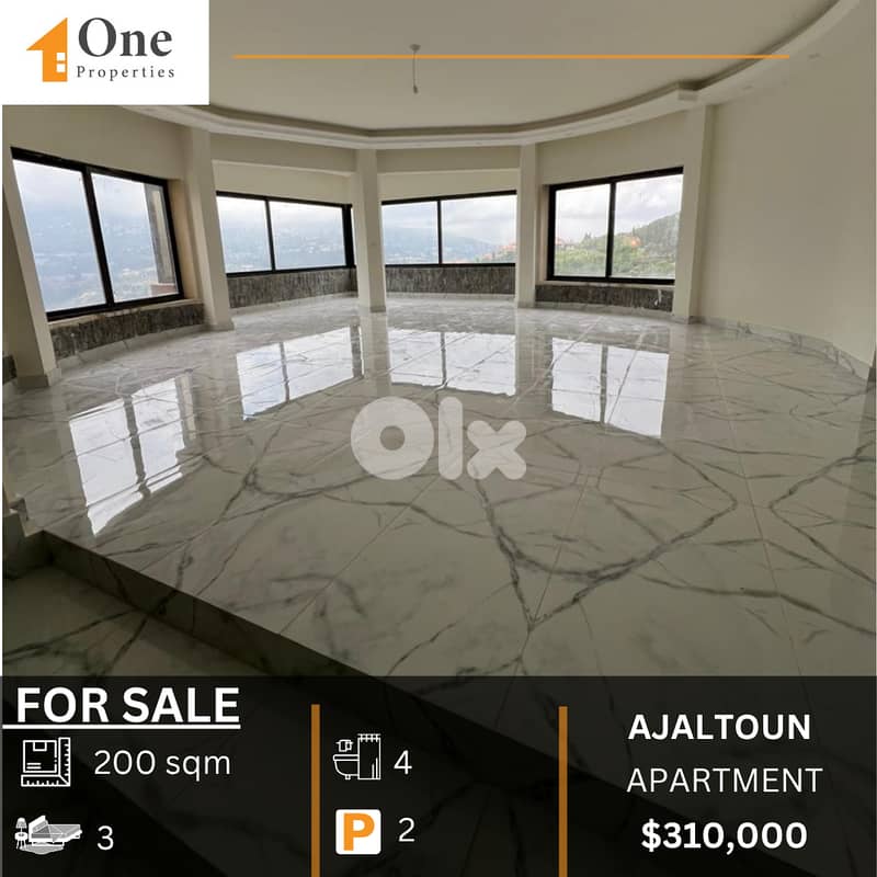 APARTMENT FOR SALE IN AJALTOUN 0