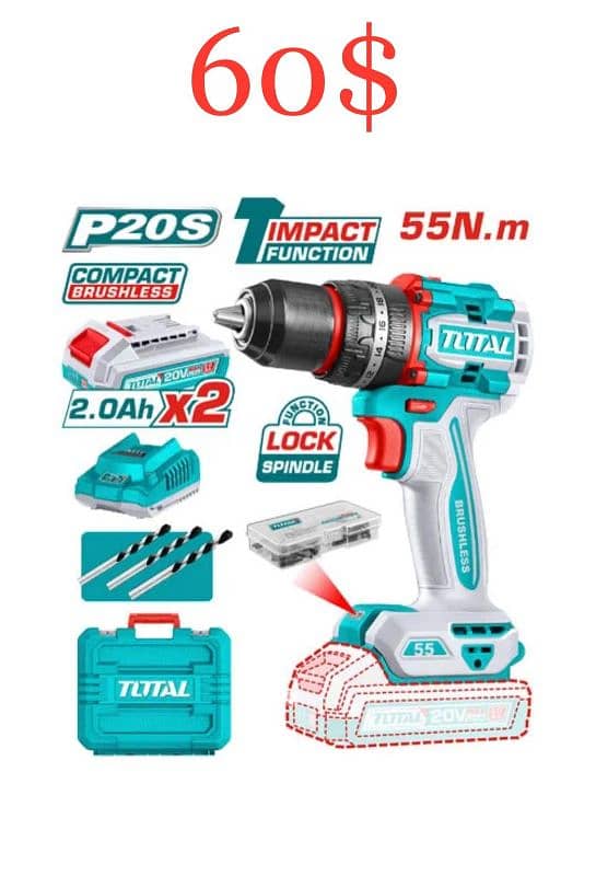 مقدح مفك راس حديد شد 13 مل رجراج توتال سرعتين 0