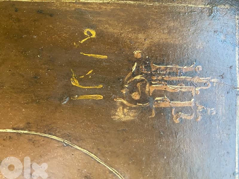 rare Melkite icon dated 1885 holy mother and child 17