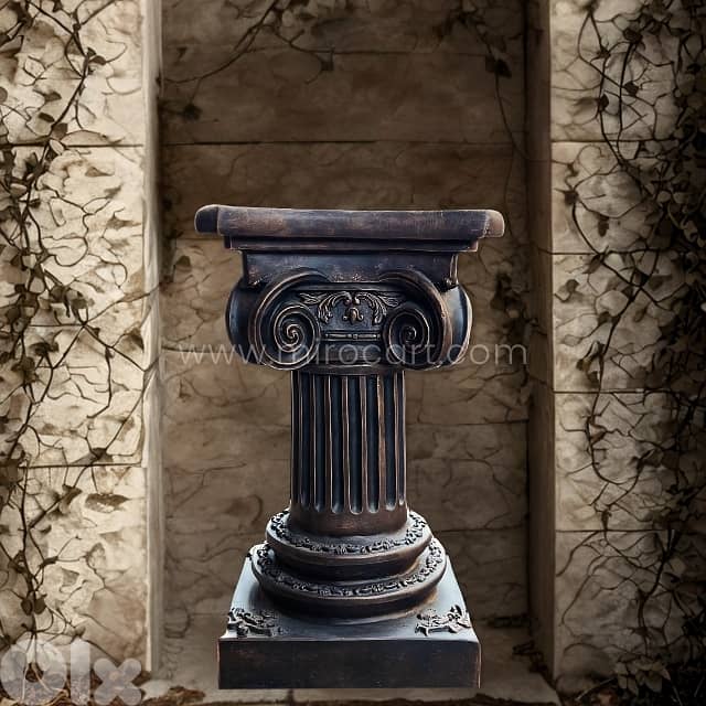 Timeless Roman Pillar – 55cm Italian Resin Column for Home Decor 2