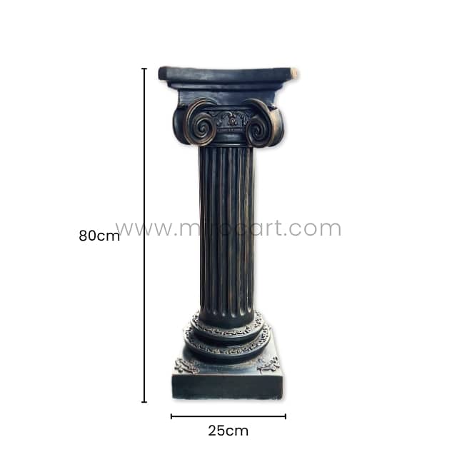 Classical Roman Pillar – 80cm Italian Resin Column for Home Decor 3