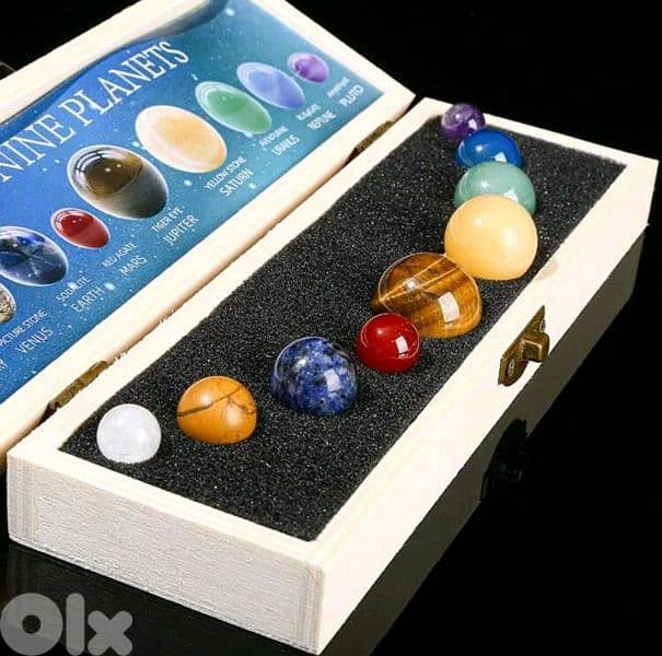 Deluxe Solar systeme hand made gem stones for decoration 0