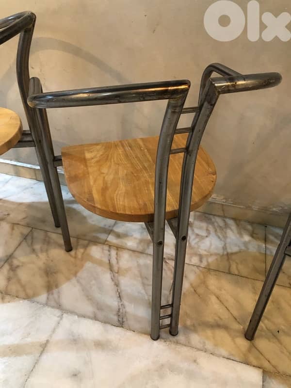 vintage German steel chairs. 180$ 3