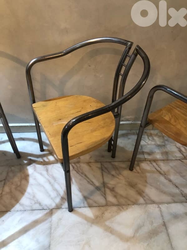 vintage German steel chairs. 180$ 4