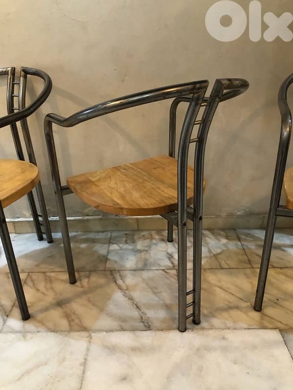 vintage German steel chairs. 180$ 6