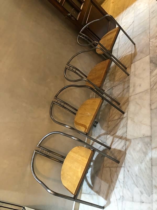 vintage German steel chairs. 180$ 7