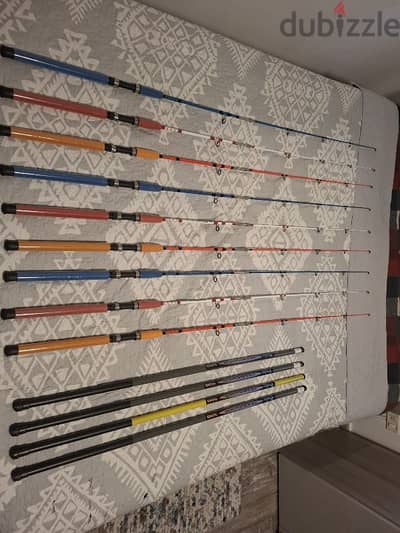 fishing rods قصباى و مولينات