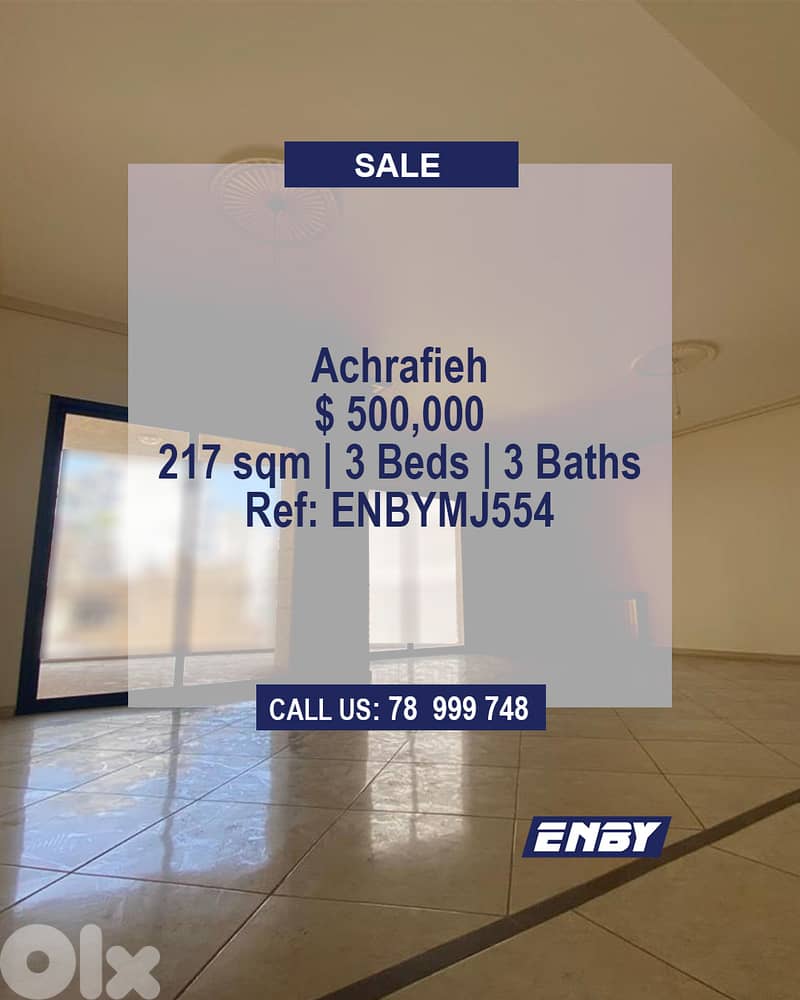 Apartment for Sale Achrafieh | Sassine Area | Attractive Price 0