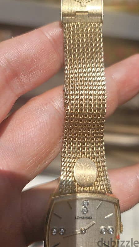 Vintage Longines Diamonds Dial 10K GF 7