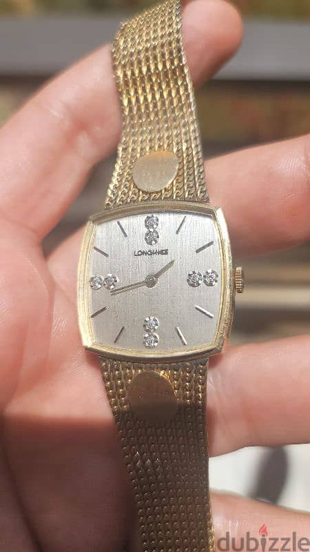 Vintage Longines Diamonds Dial 10K GF 11
