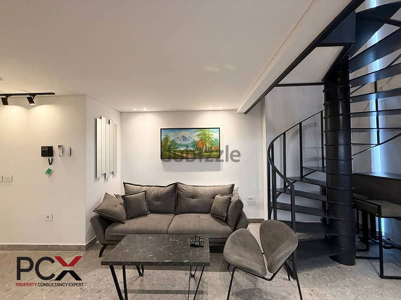 Loft for Rent in Achrafieh | Furnished | Balcony | Prime Location 0