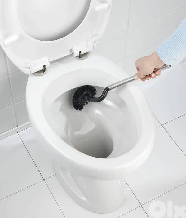 wenko toilet brush , white & black color 2