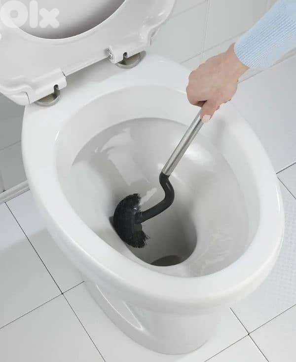 wenko toilet brush , white & black color 3