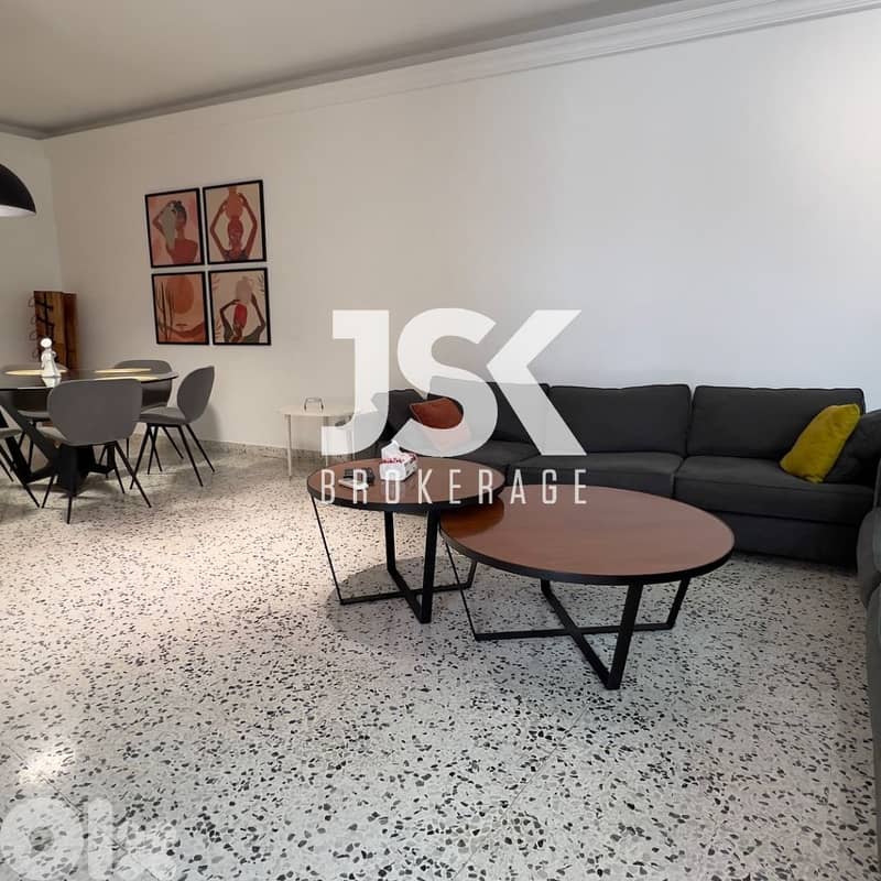 L18129-Beautifully Furnished Apartment For Rent in Gemayzeh 0