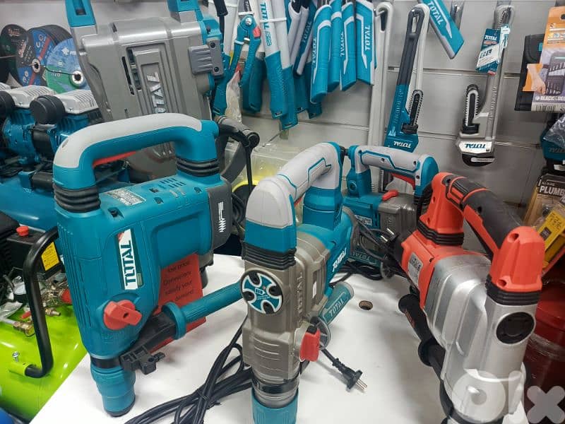 كومبرسور برم وتكسير 1600 وات توتال sds max 1