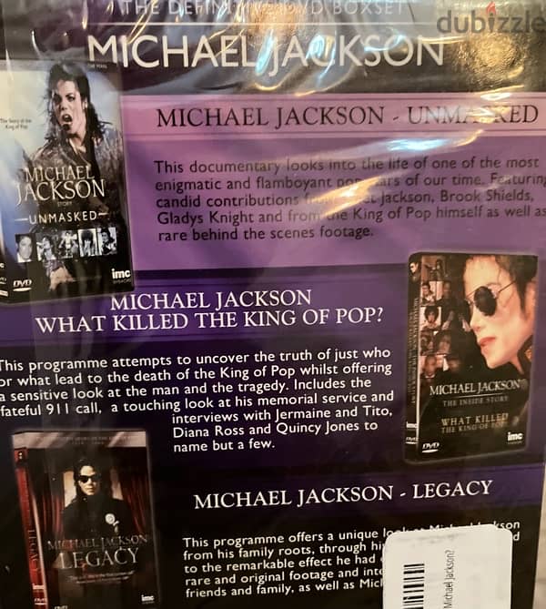 michael jackson dvd original 1