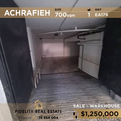 Warehouse for sale in Achrafieh EA179 مستودع  للبيع في الأشرفية