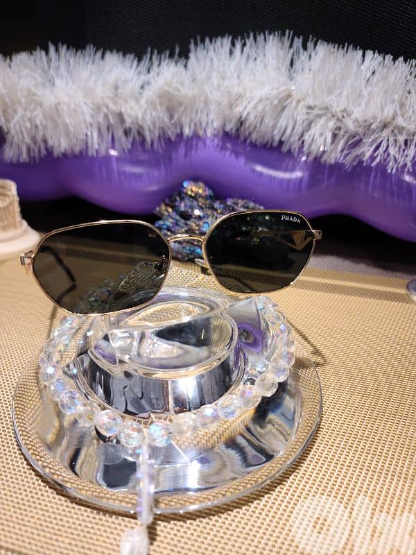 PRADA GOLD luxury sunglasses 1