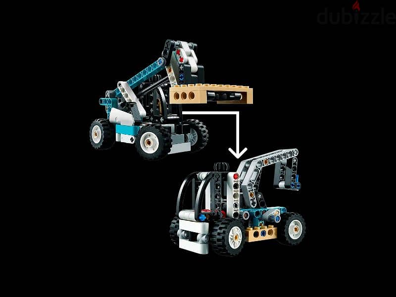 lego 2in1 technic telehander 1