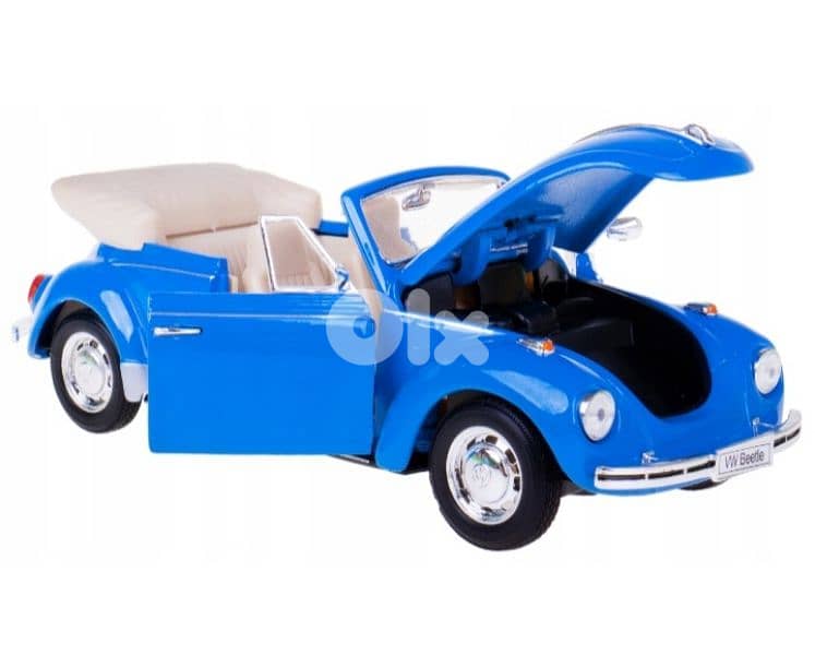Volkswagen Beetle Cabriolet diecast car model 1;24. 2