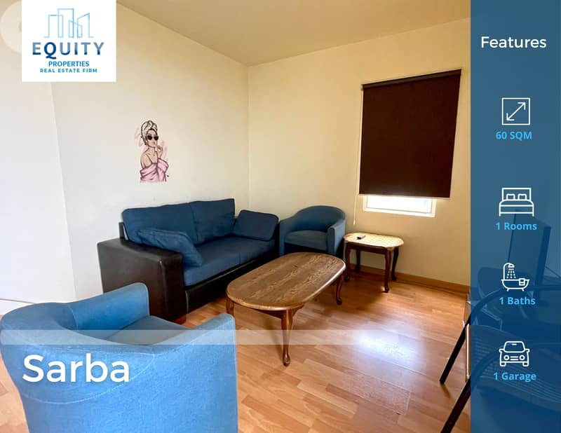 Furnished 60 SQM Apartment For Rent In Sarba شقة للإيجار #RK173577 0