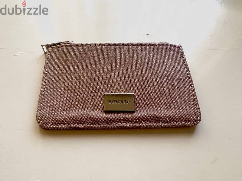 Pink Glitter Wallet (bershka) 1