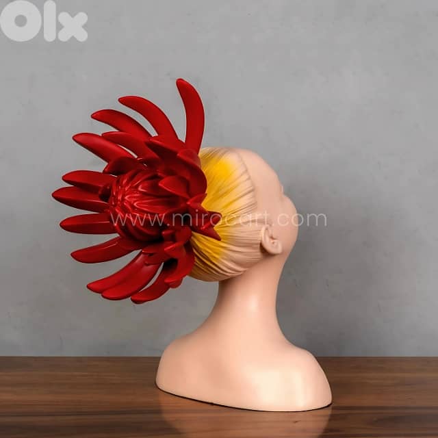 Innocent Flame Resin Sculpture – Soft Face, Sharp Flame, All Drama 5