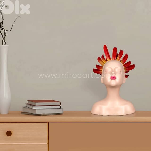 Innocent Flame Resin Sculpture – Soft Face, Sharp Flame, All Drama 7