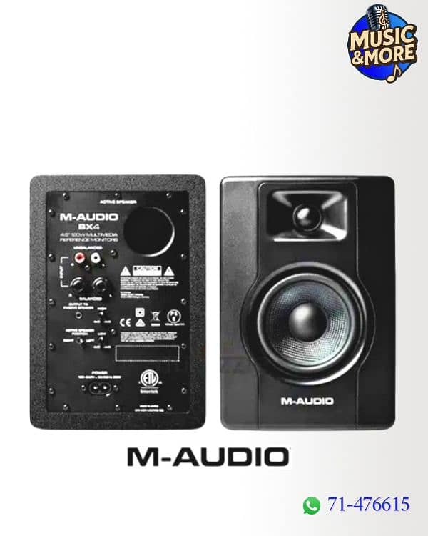 M-Audio BX4 Studio Monitors 0