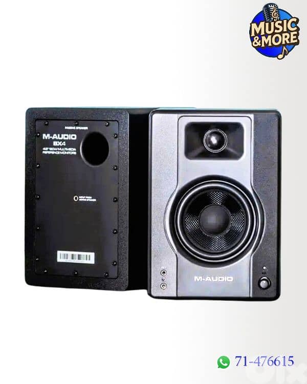 M-Audio BX4 Studio Monitors 1